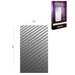 ProtectionPro - Blank Carbon Fiber Silver Film (Small) (Pack of 10)