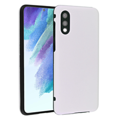 Full Cover New Design Silicone Case - WHITE for Galaxy A02 (Only Ground Shipping)