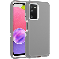 Heavy Duty Case for Galaxy A03S (DARK GRAY & WHITE) (Only Ground Shipping)