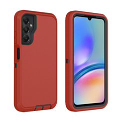 Heavy Duty Case for Galaxy A05S (RED & BLACK) (Only Ground Shipping)