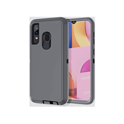 Heavy Duty Case for Galaxy A50s / A50 / A30s / A30 / A20 (DARK GRAY & BLACK) (Only Ground Shipping)