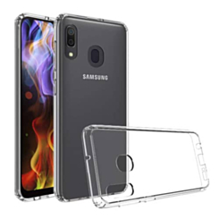 Galaxy A20/A30 Hybrid Case with Air Cushion Technology - CLEAR (Only Ground Shipping)