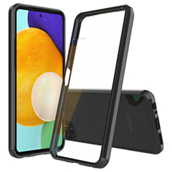 Galaxy A22 5G Hybrid Case with Air Cushion Technology - BLACK (Only Ground Shipping)