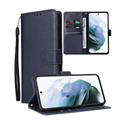 Galaxy A25 5G Leather Wallet Case with Card Slot - DARK BLUE (Only Ground Shipping)