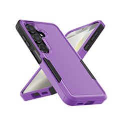 Dual Layers Shockproof Strong Case (PURPLE) for Galaxy A27 (Only Ground Shipping)