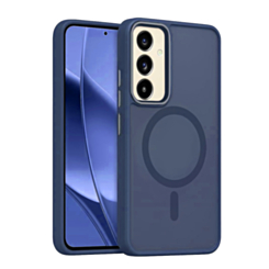 New Magnetic Wireless Charging Case - NAVY BLUE for Galaxy A35 (Only Ground Shipping)