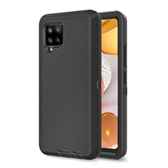 Heavy Duty Case for Galaxy A42 (BLACK) (Only Ground Shipping)