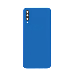 Back Glass with Camera Lens and Adhesive for Galaxy A50 (A505 / 2019) (NO LOGO) (BLUE)