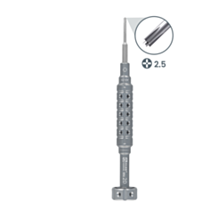AMAOE 2D Precision Screwdriver Aluminum Drill - Convex Cross 2.5 (Not Returnable)