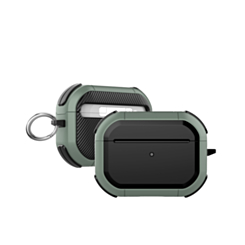 AirPods Pro 3 Rugged Armor with Keychain Case - GREEN (Only Ground Shipping)