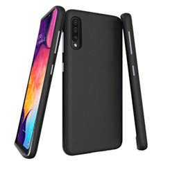 Galaxy A50s / A50 / A30s Shock Absorption Protective Dual Layer Case - BLACK (Only Ground Shipping)