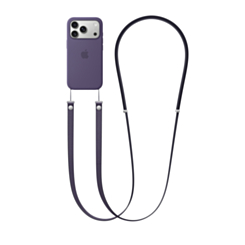 Lanyard Crossbody For Phone Case / Adjustable Neck Hanging (3.6ft) - DARK PURPLE (Only Ground Shipping)