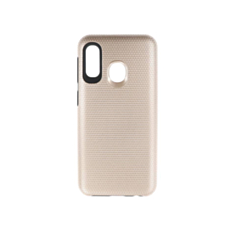 Galaxy A20E Shock Absorption Protective Dual Layer Case- GOLD (Only Ground Shipping)