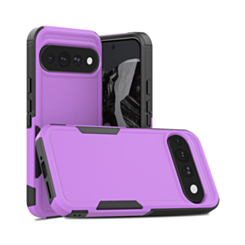 Dual Layers Shockproof Strong Case (Purple) for Google Pixel 9 / 10 / 11 / 9 Pro / 10 Pro / 11 Pro (Only Ground Shipping)