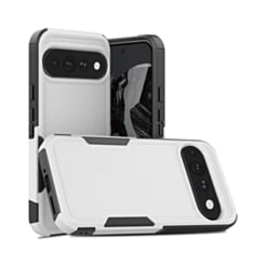 Dual Layers Shockproof Strong Case (White) for Google Pixel 9 Pro XL / 10 Pro XL / 11 Pro XL (Only Ground Shipping)