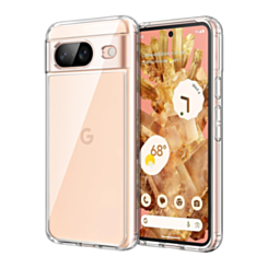 Google Pixel 8 Hybrid Case with Air Cushion Technology - CLEAR (Only Ground Shipping)
