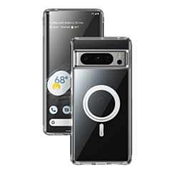 Google Pixel 8 Wireless Charging Case - CLEAR (Full Bottom Close) (Only Ground Shipping)