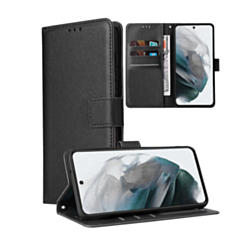 Google Pixel 9 Pro XL Leather Wallet Case with Card Slot - BLACK (Only Ground Shipping)