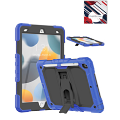 Heavy Duty Shockproof Tablet Case with Kickstand (BLUE) for iPad 10.2" (7th / 8th / 9th) / Air 3 / Pro 10.5 (Only Ground Shipping)