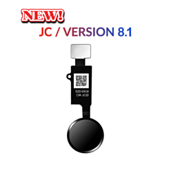 Buy the black Home Button solution flex cable version 8.1 JC for iPhone 8 Plus, 8, SE 2020 and 2022, 7 Plus, and 7.