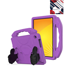 Hand - Held Stand Kids Case - PURPLE for Kindle Fire HD10 (2023) (Only Ground Shipping)