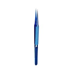 LuoWei Titanium Alloy Tweezers - Straight (BLUE)
