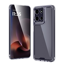 Hybrid Case with Air Cushion Technology - BLACK for Moto G Power 5G (2025 / 2026) / G Play 5G (2025) (Only Ground Shipping)