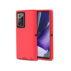 Heavy Duty Case for Galaxy Note 20 Ultra (RED & BLACK) (Only Ground Shipping)