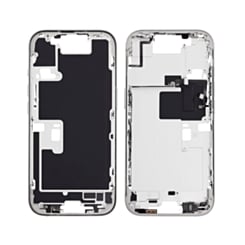 Middle Frame with Photo Capture Button and Small Parts for iPhone 16 Pro (WHITE TITANIUM) (International Version) (OEM Pull B Grade)