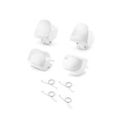 R1 L1 R2 L2 Trigger Buttons with Springs for PlayStation 5 Controller (WHITE) (BDM-020) (8 Piece Set)