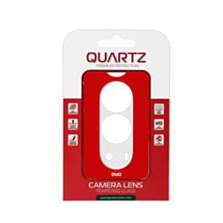 QUARTZ Back Camera Tempered Glass for iPhone Duo (Clear)