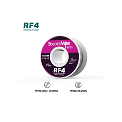 RF4 High Purity Tin Soldering Wire 63/37 - 0.6mm (200g)