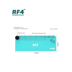 RF4 RF-P016 80*30cm ESD Antistatic Heat Insulation Silicone Soldering Mat (Only Ground Shipping)