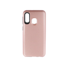 Galaxy A20E Shock Absorption Protective Dual Layer Case- ROSE GOLD (Only Ground Shipping)