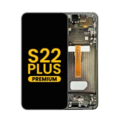 OLED Assembly with Frame for Galaxy S22 Plus (S906) (Phantom Black) (Premium)