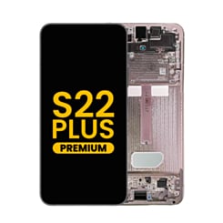 OLED Assembly with Frame for Galaxy S22 Plus (S906) (Pink Gold) (Premium)