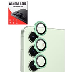 Camera Lens Protector with Metal Ring for Galaxy S25 (Mint)