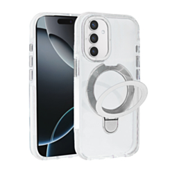 Magnetic Circle Stand with MagSafe Case for Galaxy S26FE (CLEAR) (Only Ground Shipping)