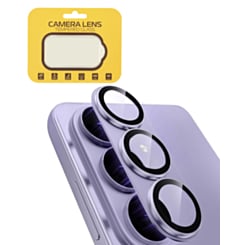 Metal Camera Lens Protector with Tempered Glass for Galaxy S26 Plus (Cobalt Violet)