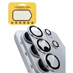 Metal Camera Lens Protector with Tempered Glass for Galaxy S26 Ultra (Silver Shadow)