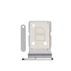 Dual Sim Card Tray for Galaxy S26 Ultra (S948) (White)