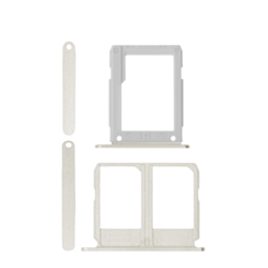 Dual Sim Card Tray (GOLD) for Galaxy A9 Pro (A910 / 2016) (2 Piece Set)