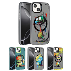Animal Graffiti Design Wireless Charging Case for iPhone 13 / 14 / 16e / 17e (Only Ground Shipping)