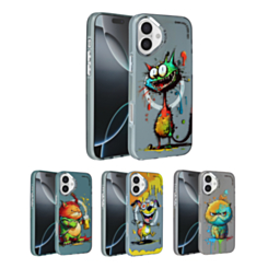 Animal Graffiti Design Wireless Charging Case for iPhone 16 Plus (Only Ground Shipping)