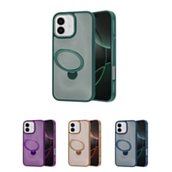 Luxury Matte Hard Magnetic Ring Holder Case for iPhone 17 (Only Ground Shipping)