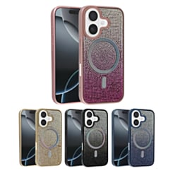 Thin Wireless Charging Bling Diamond Crystal Case for iPhone 17 (Only Ground Shipping)