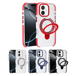 Transparent Case with Wireless Charging Kickstand for iPhone 17 (Only Ground Shipping)