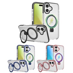 Magnetic Clear Case with Kickstand for iPhone 17 (Only Ground Shipping