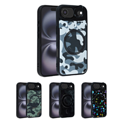 Camo Design Thin Magnetic Case with Camera Stand Kickstand for iPhone Air (Only Ground Shipping)