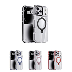 Magnetic Clear Case with Kickstand for iPhone 17 Pro (Only Ground Shipping)
